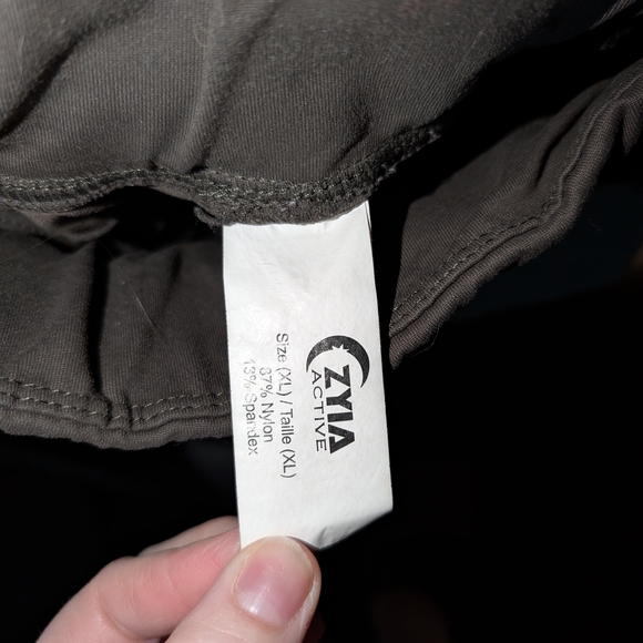 Zyia Women's Active Joggers in Olive - Picture 3 of 6